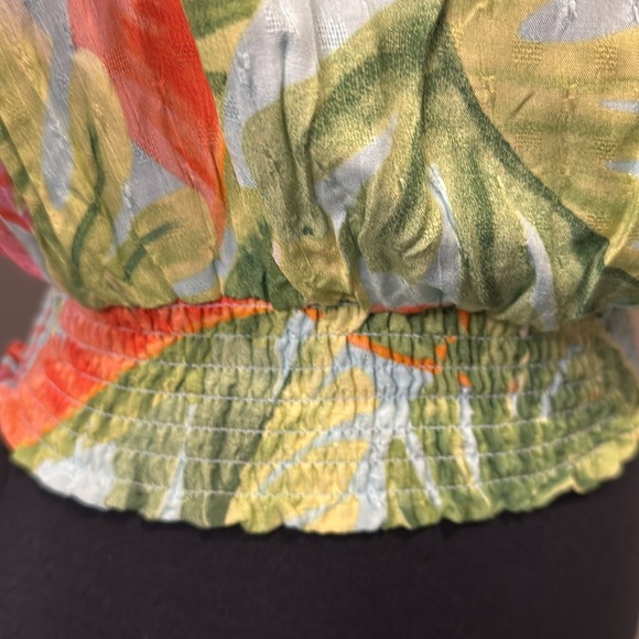 NWT RACHEL Rachel Roy Women’s Small Halter Top Smocked Elastic Waist Sleeveless - Picture 3 of 8